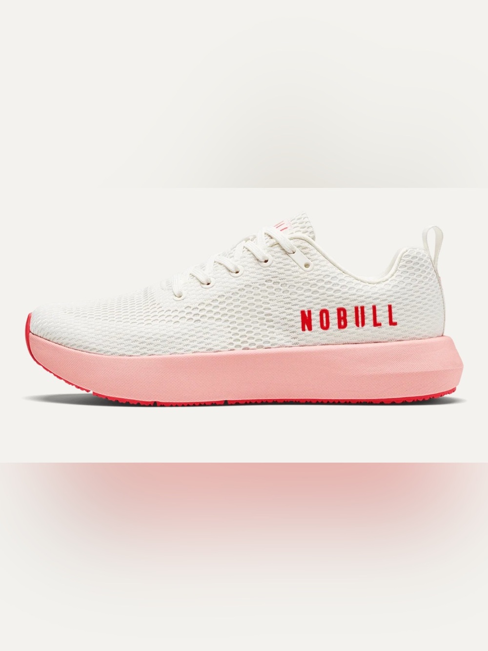 NOBULL White and Pink Women's Trainer